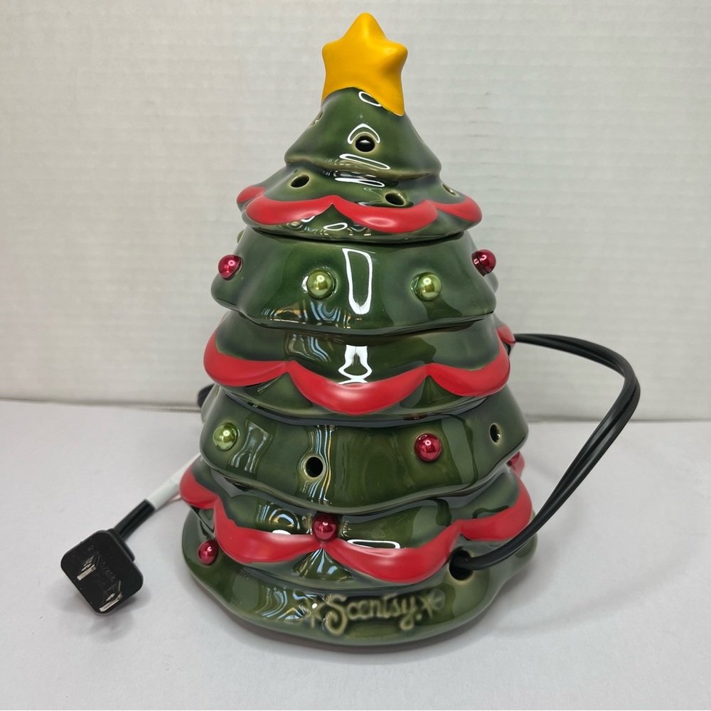 NIB Scentsy Christmas Tree Premium Wax Warmer Holiday Collection 2013 Retired - Picture 11 of 11